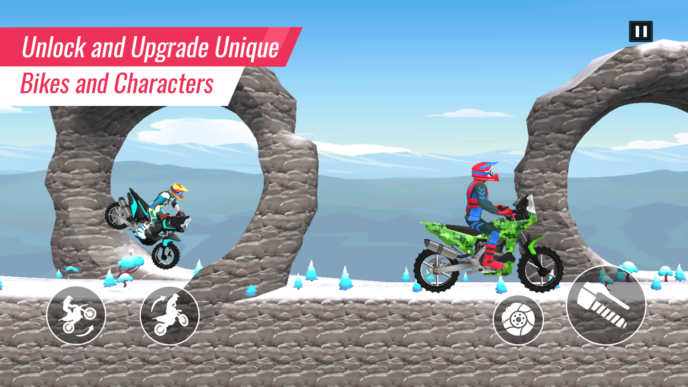 اسکرین شات 3 بازی Moto Rider Bike Race Game