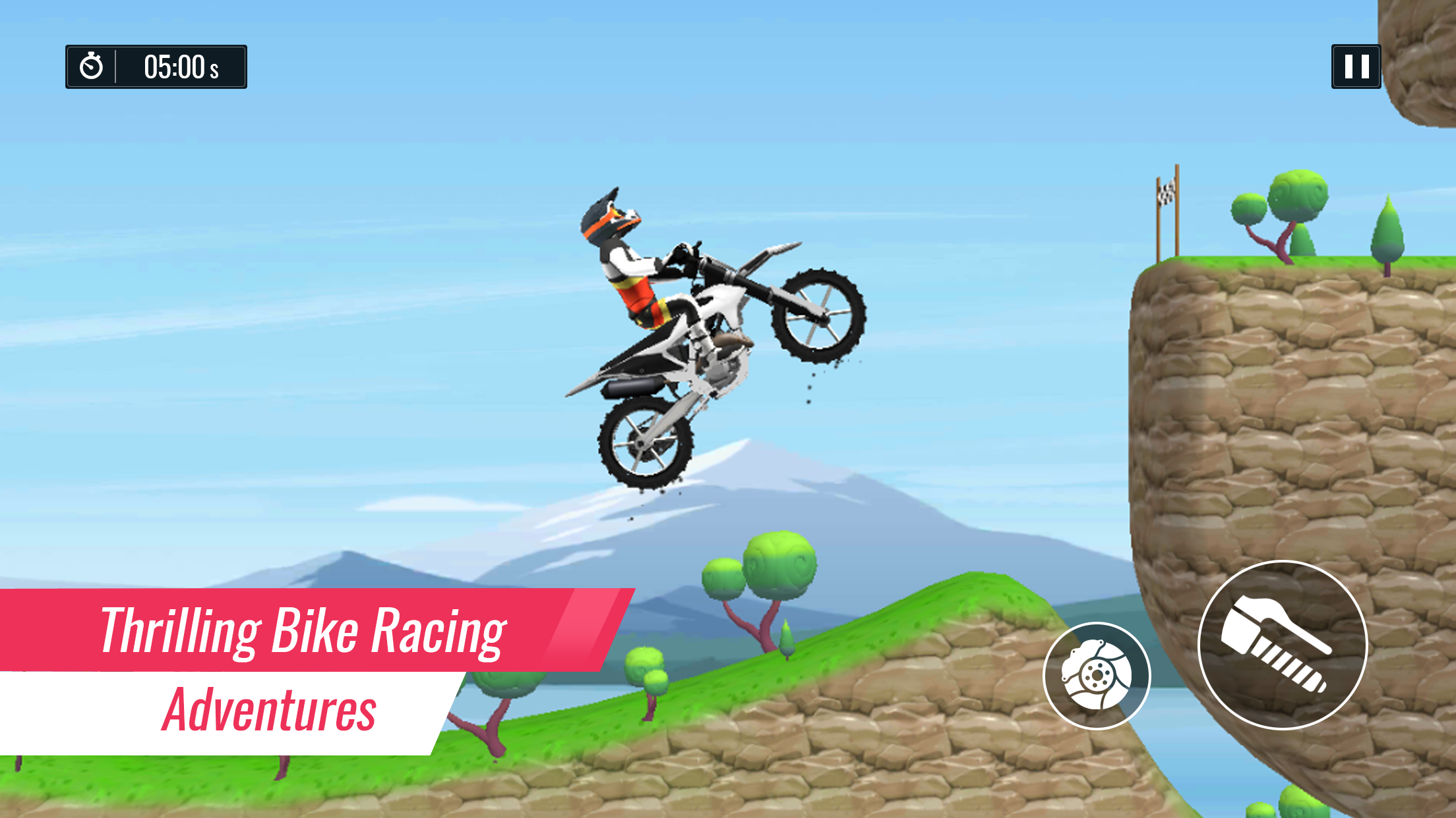 اسکرین شات 1 بازی Moto Rider Bike Race Game