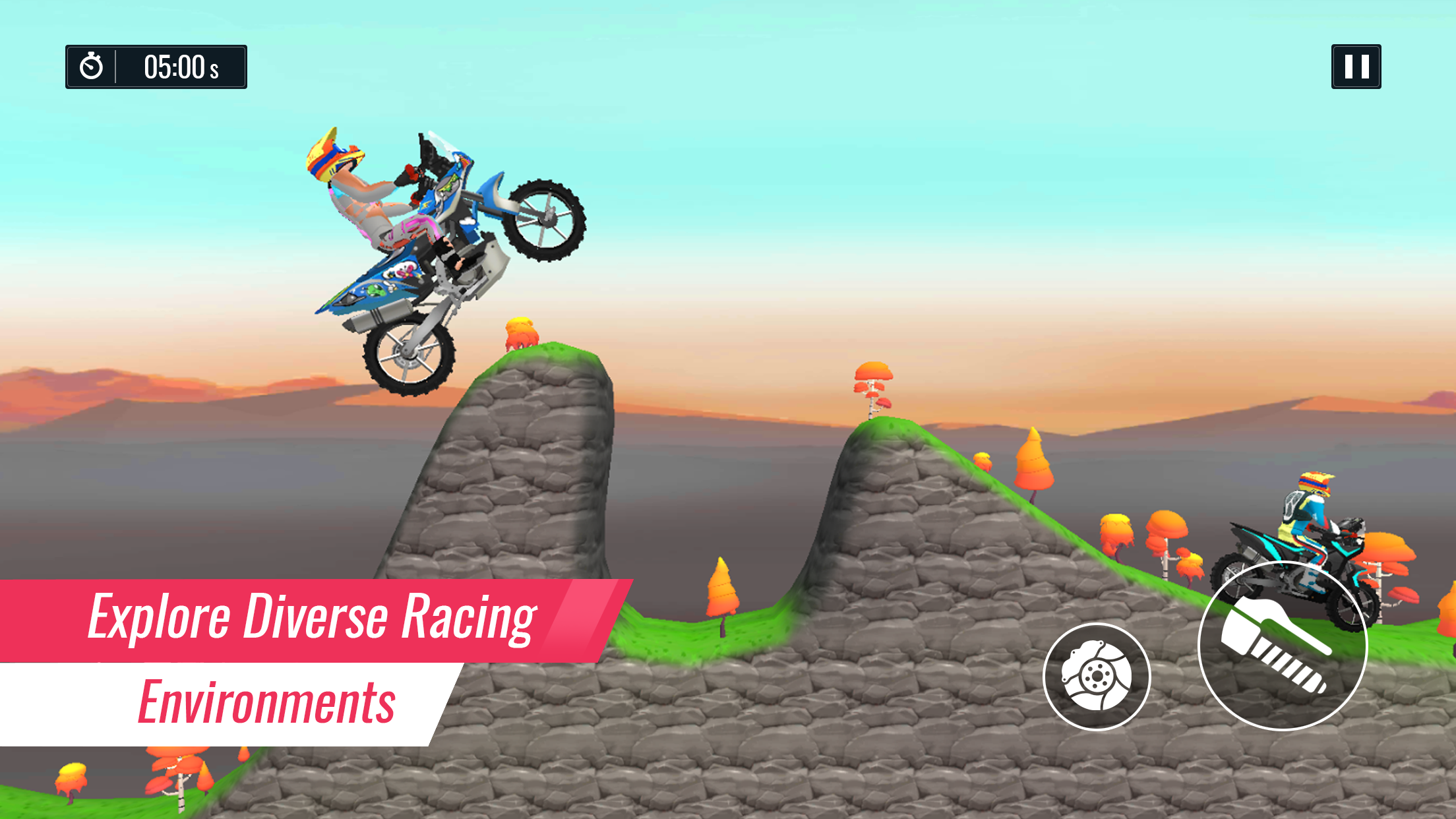 اسکرین شات 4 بازی Moto Rider Bike Race Game