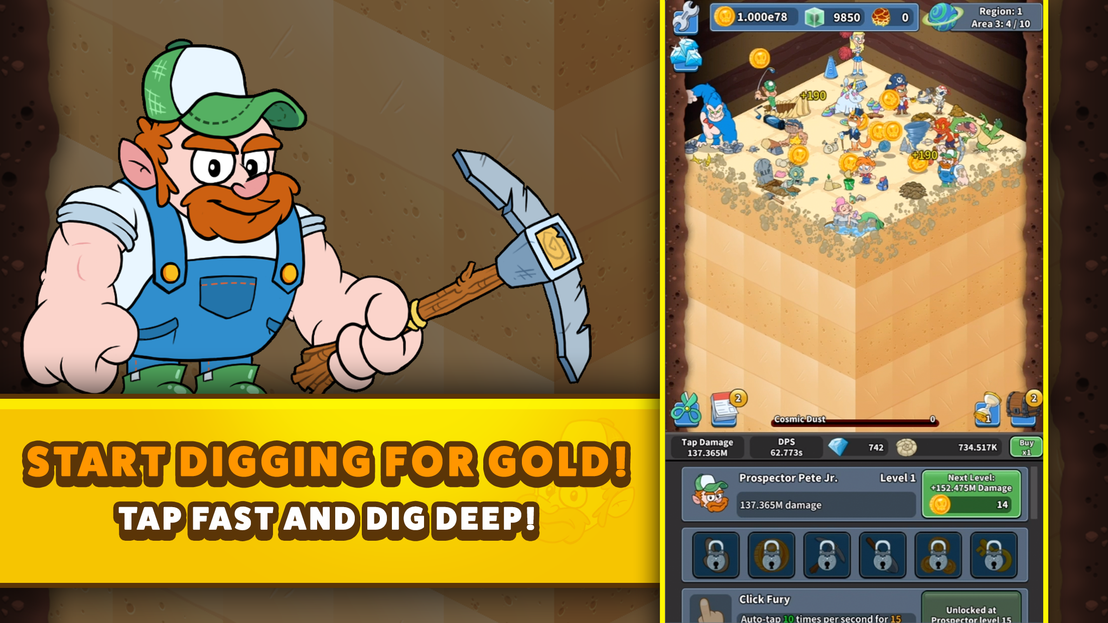 اسکرین شات 6 بازی Tap Tap Dig 2: Idle Mine Sim