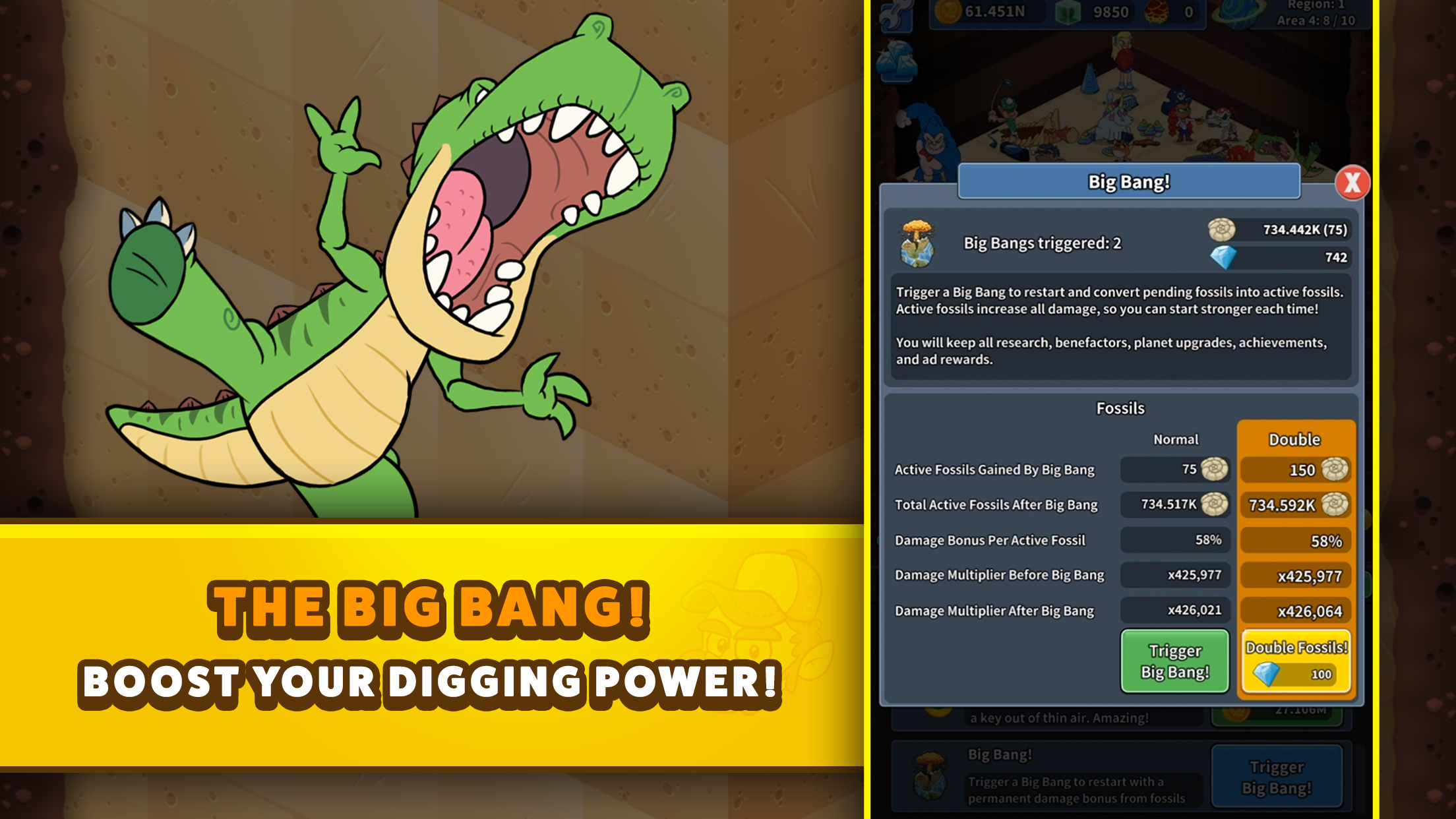 اسکرین شات 8 بازی Tap Tap Dig 2: Idle Mine Sim