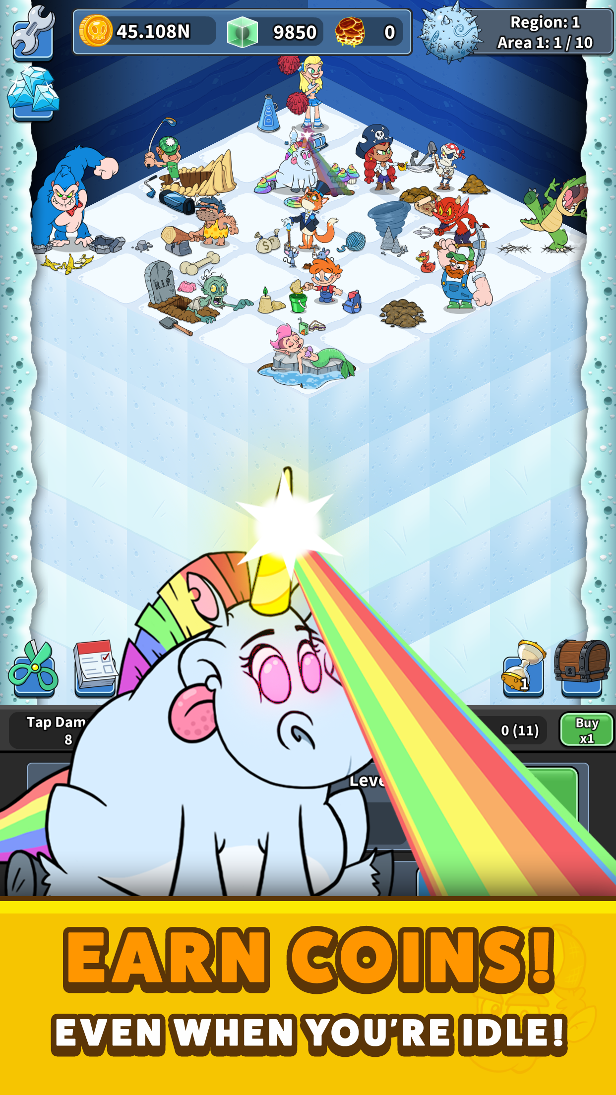 اسکرین شات 4 بازی Tap Tap Dig 2: Idle Mine Sim