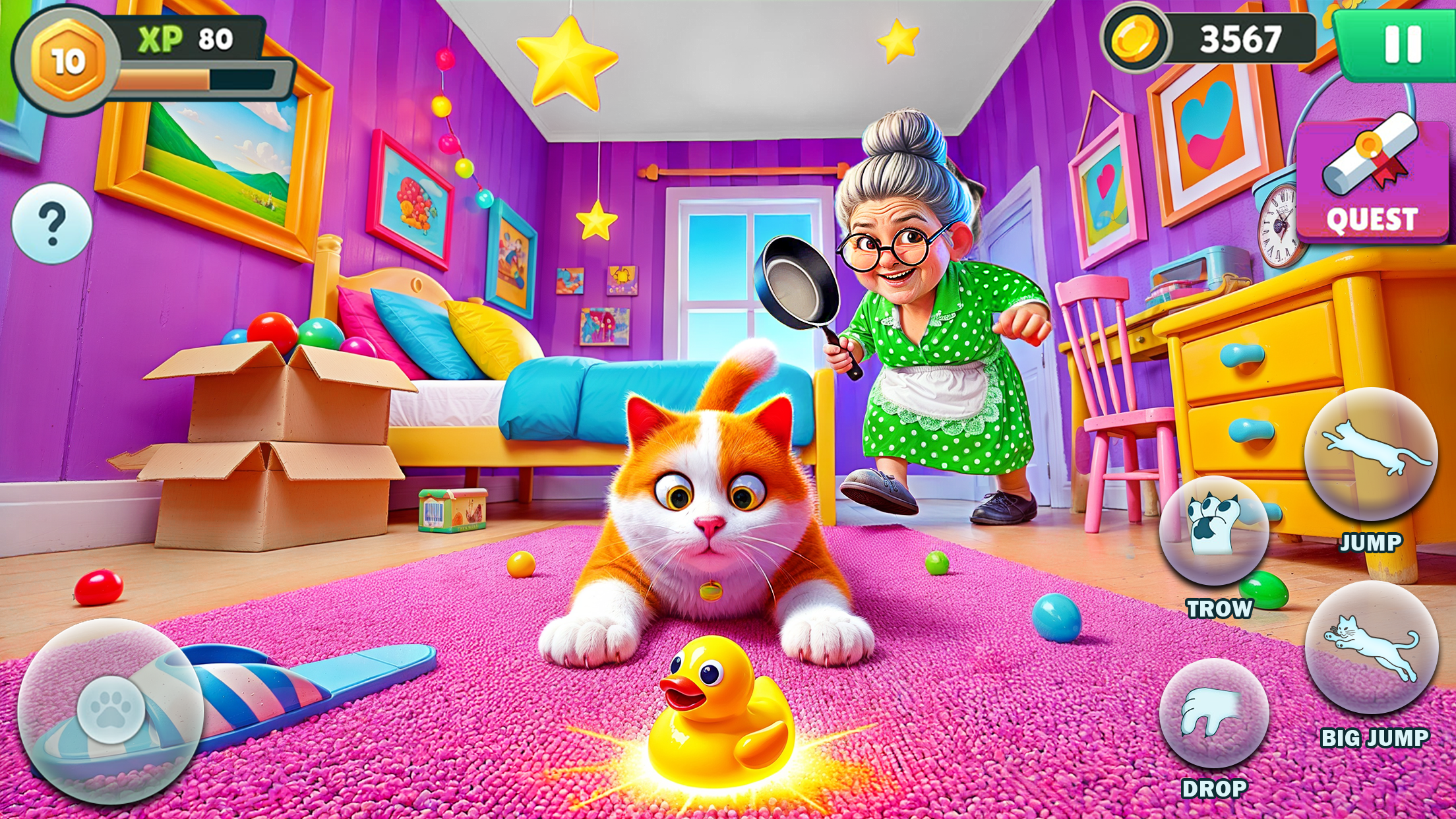اسکرین شات 1 بازی Bad Cat: Elder Gran Simulator