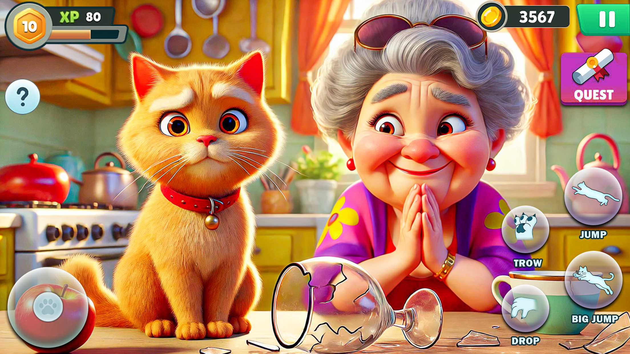 اسکرین شات 4 بازی Bad Cat: Elder Gran Simulator