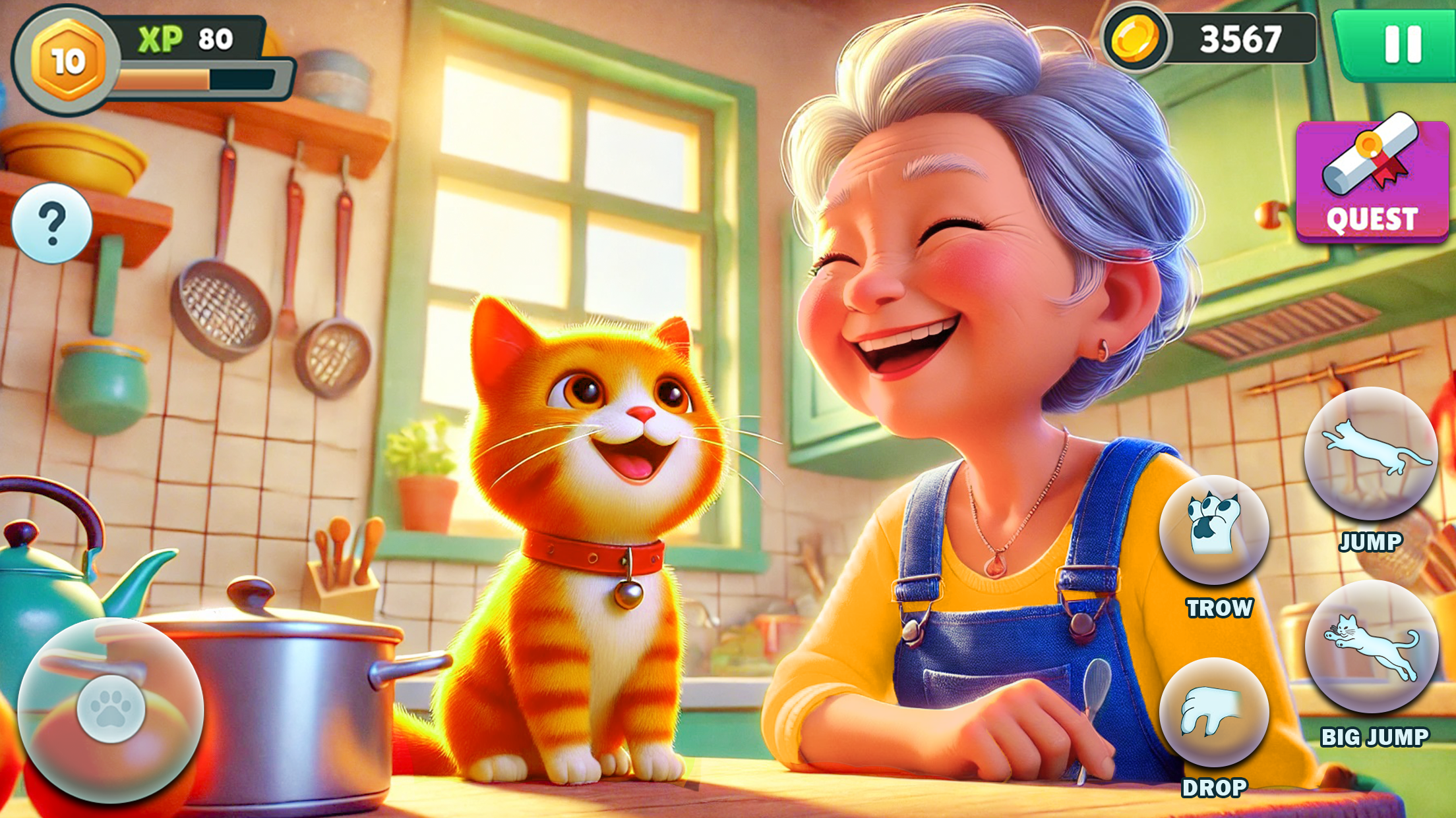اسکرین شات 5 بازی Bad Cat: Elder Gran Simulator