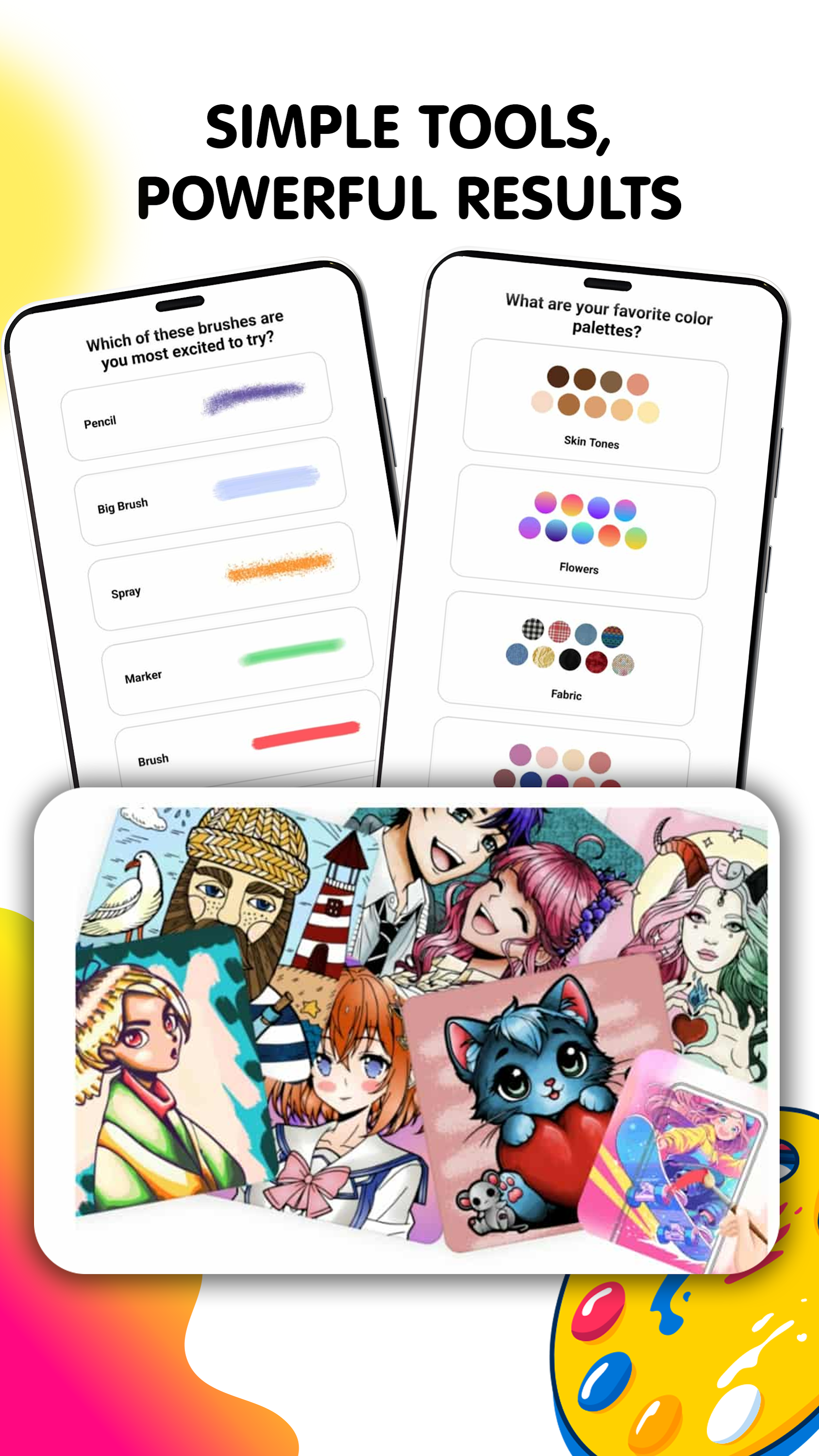 اسکرین شات 2 برنامه Pop Color: Paint & Color Joy