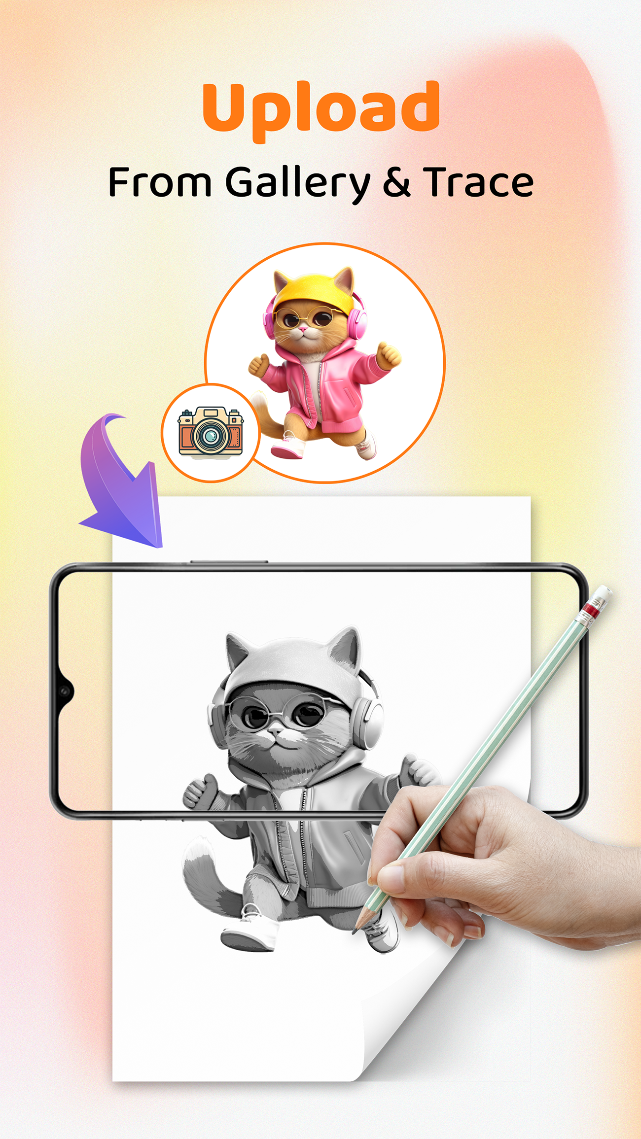 اسکرین شات 3 برنامه AR Drawing Sketch Paint