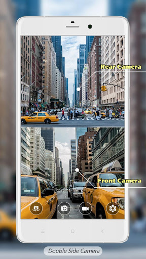 اسکرین شات 2 برنامه Double Side Camera