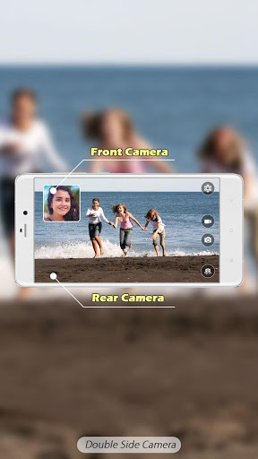 اسکرین شات 6 برنامه Double Side Camera