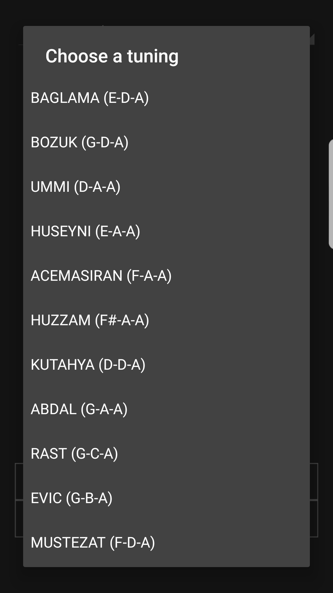 اسکرین شات 2 برنامه Baglama Tuner