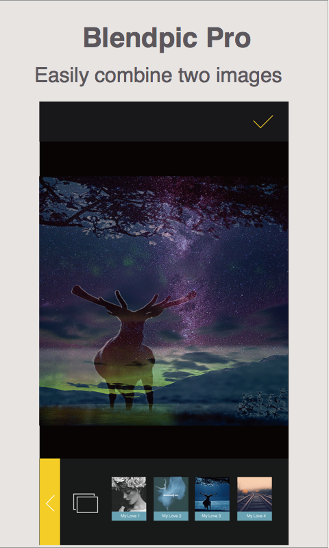 اسکرین شات 3 برنامه BlendPic photo blend  Pro