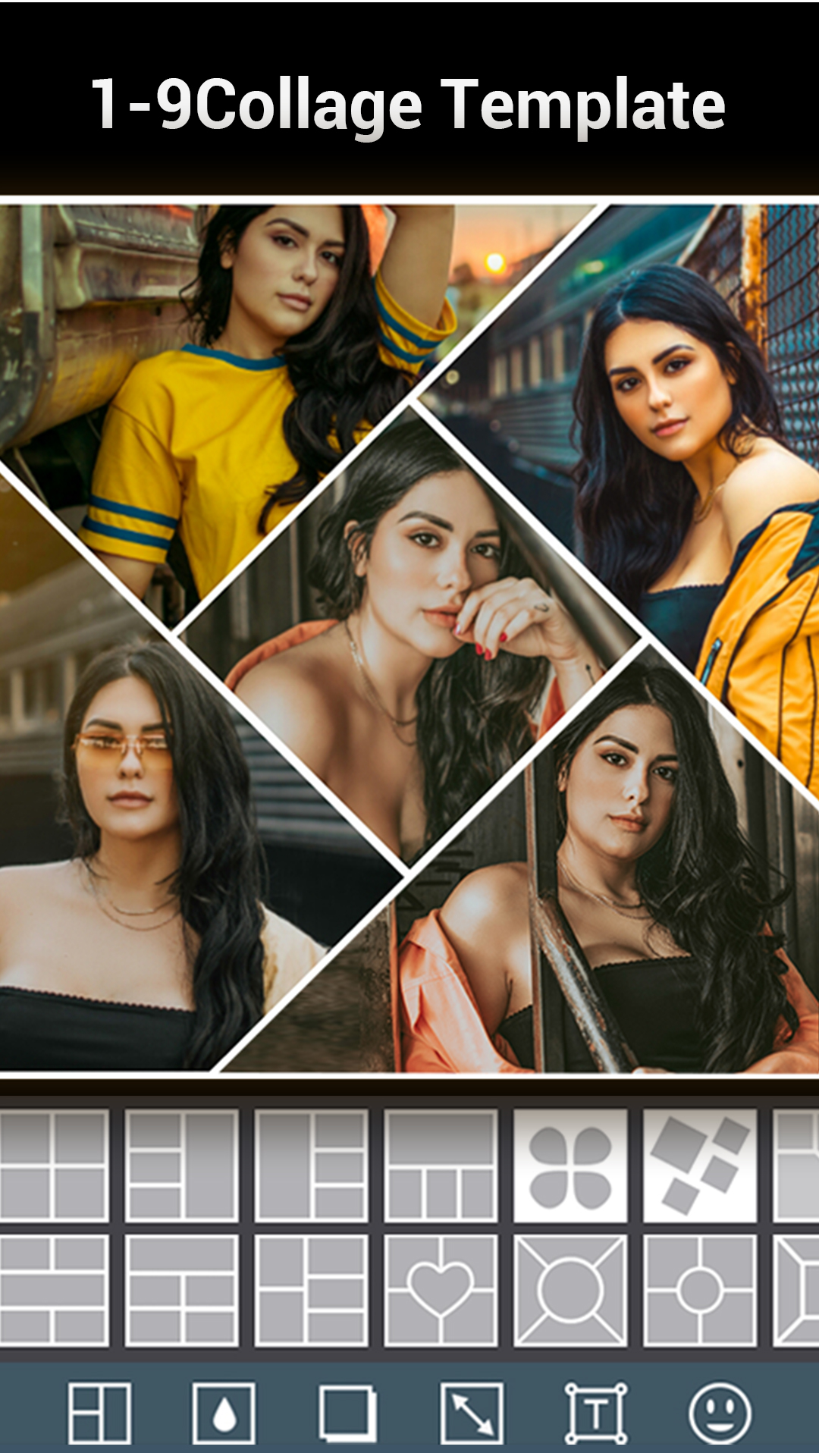 اسکرین شات 2 برنامه FotoGrid - Photo Collage Maker