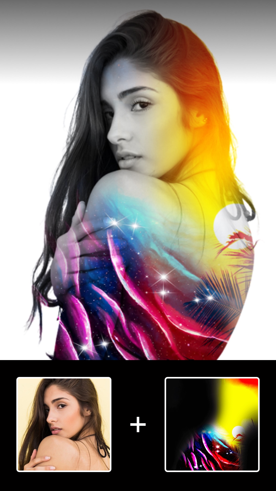 اسکرین شات 6 برنامه Blend Pic: Photo Blender Mix