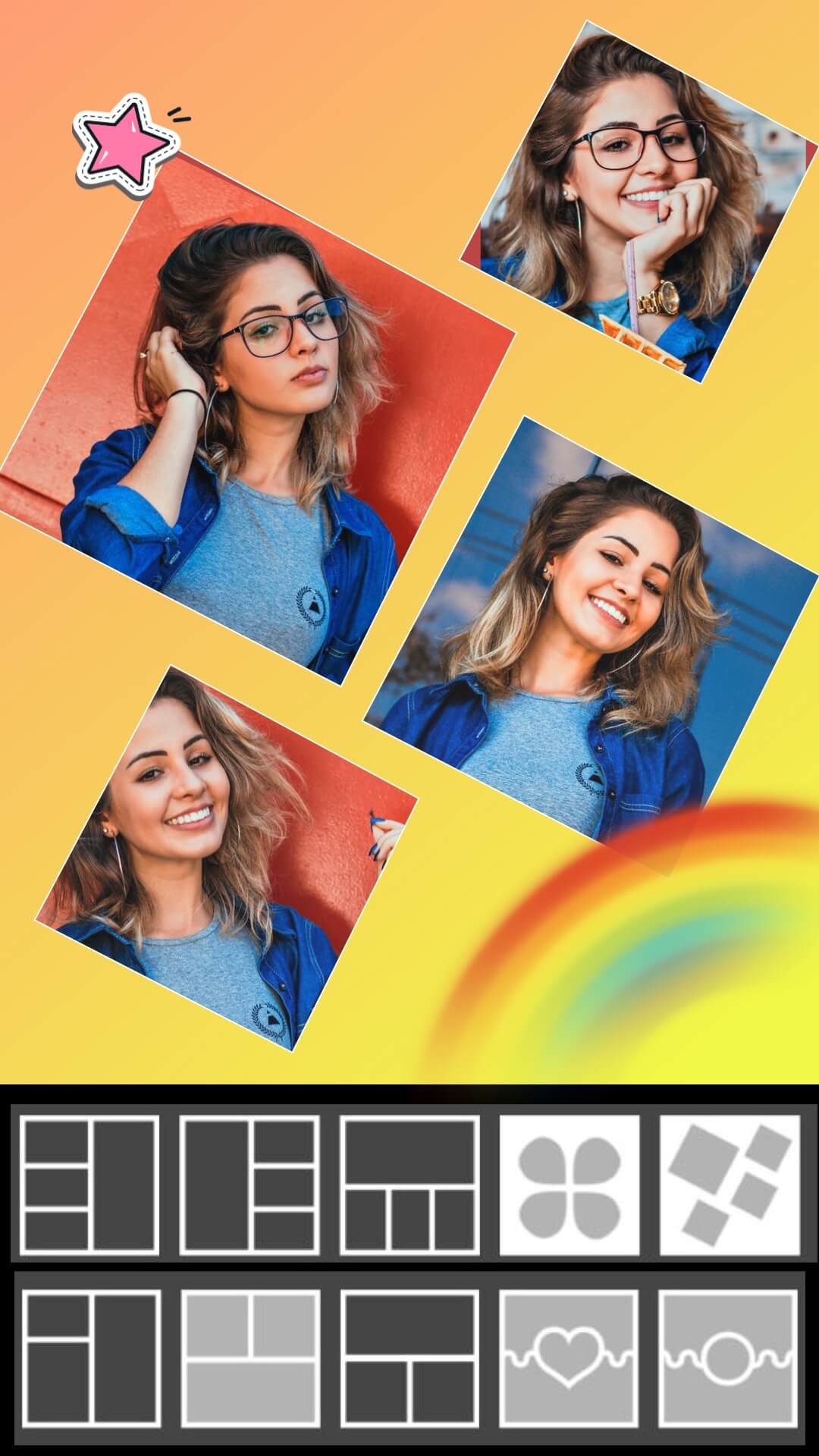 اسکرین شات 2 برنامه Live Collage  - turbo collage