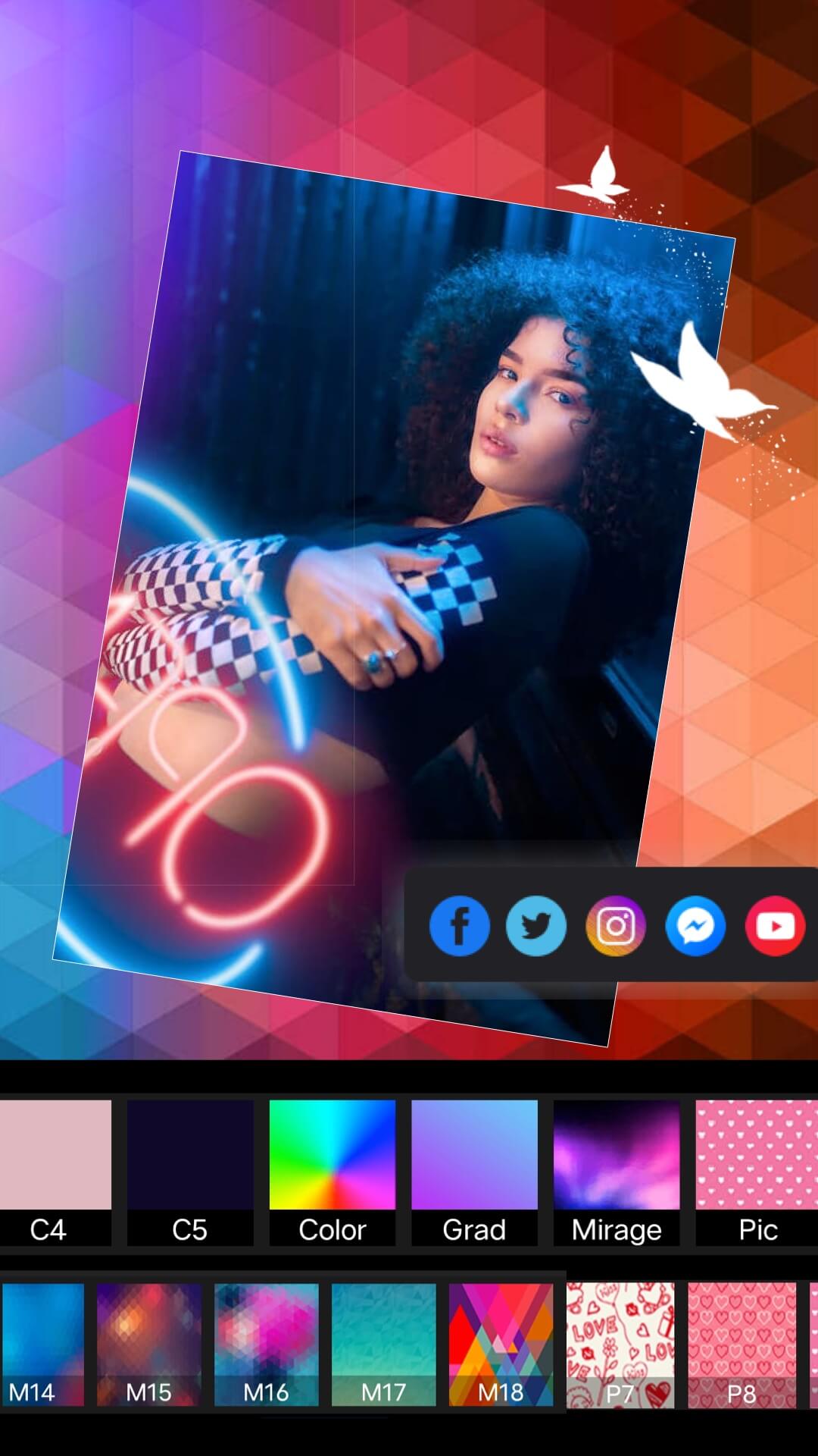 اسکرین شات 6 برنامه Live Collage  - turbo collage