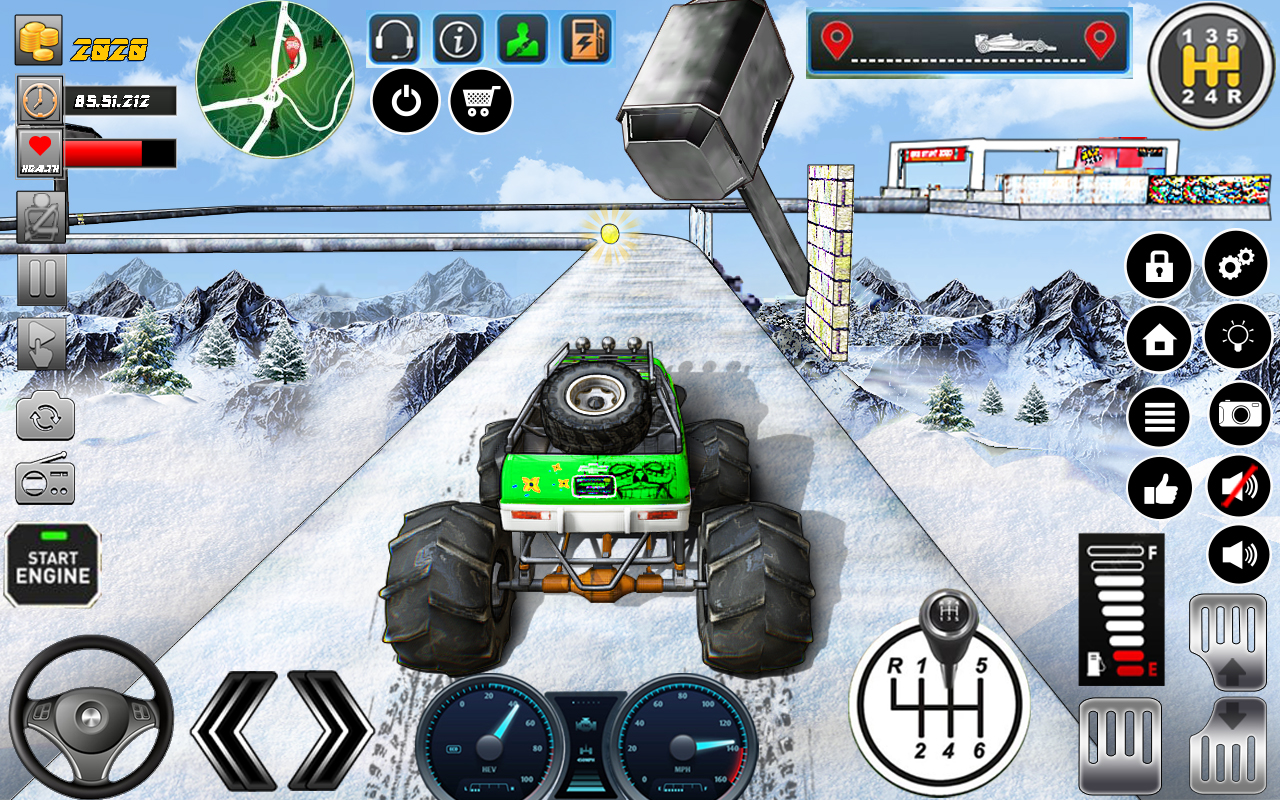 اسکرین شات 3 بازی Monster Truck Offroad Stunts