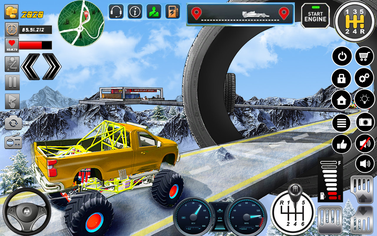 اسکرین شات 1 بازی Monster Truck Offroad Stunts