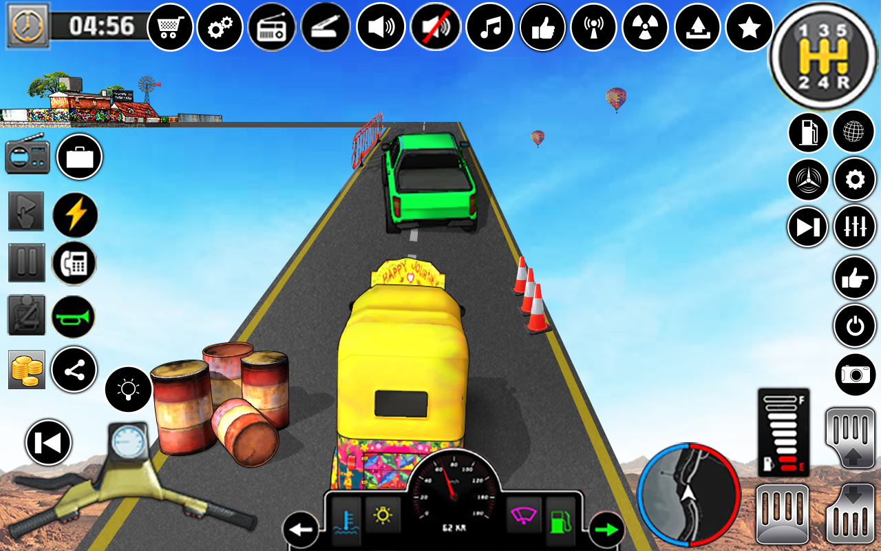 اسکرین شات 7 برنامه Tuk Tuk Rickshaw Driving Games