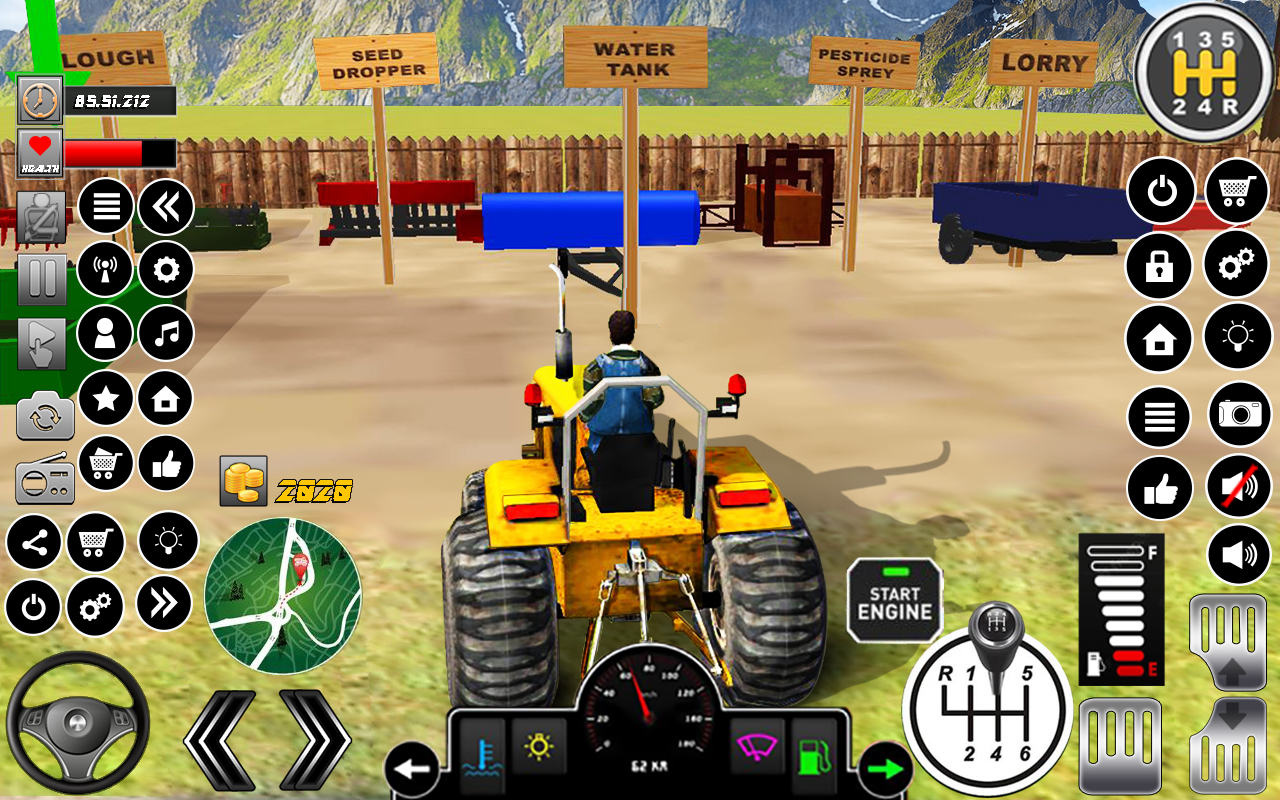 اسکرین شات 3 برنامه Tractor Farming Simulator Game