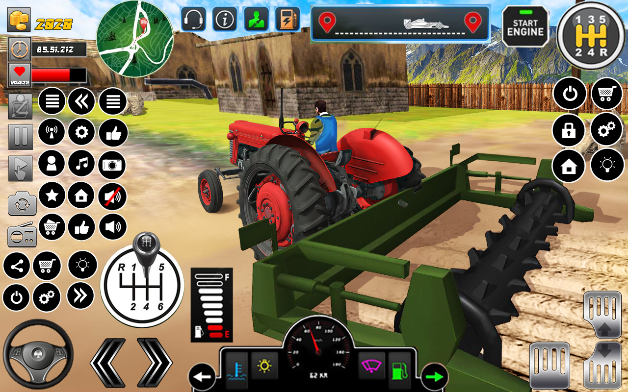 اسکرین شات 4 برنامه Tractor Farming Simulator Game