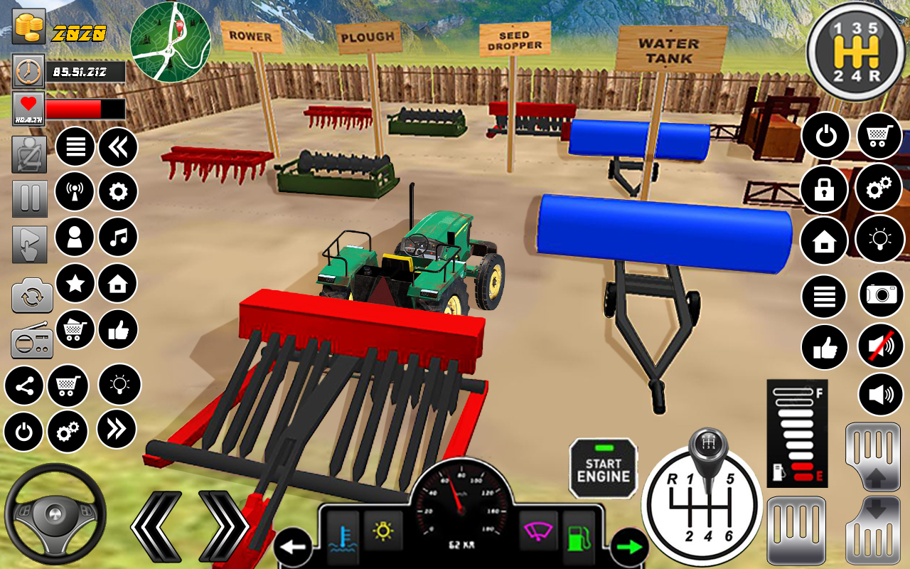 اسکرین شات 6 برنامه Tractor Farming Simulator Game