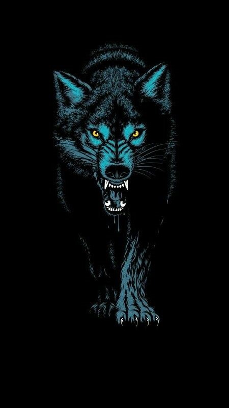 اسکرین شات 2 برنامه Black Wolf Wallpapers