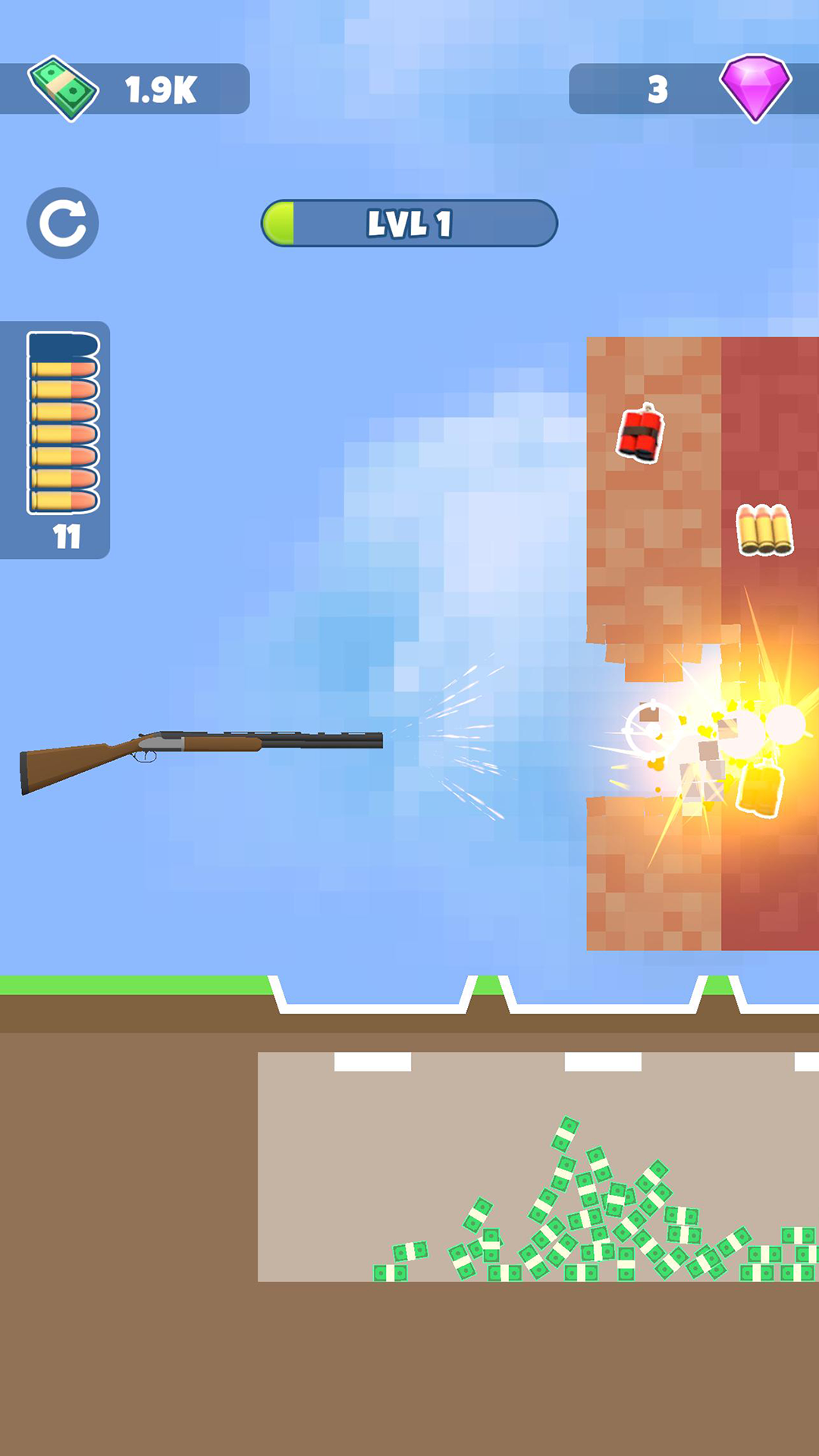 اسکرین شات 4 بازی Gun Crusher: Smashing games