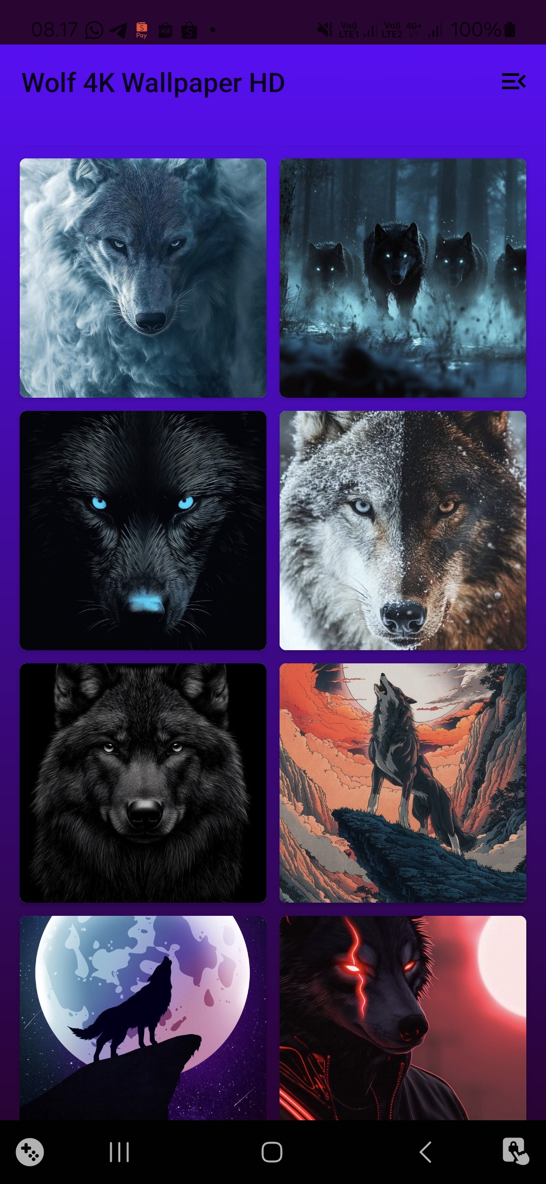 اسکرین شات 2 بازی Wolf 4K Wallpaper HD