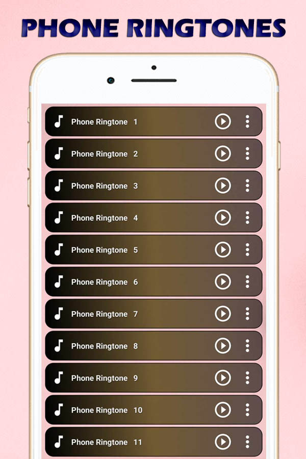 اسکرین شات 3 برنامه Phone Ringtones
