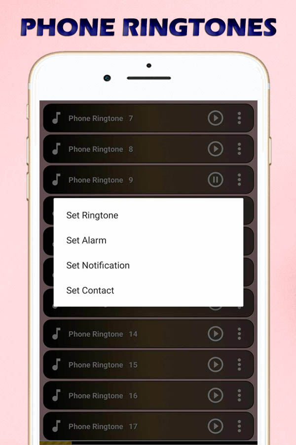 اسکرین شات 4 برنامه Phone Ringtones