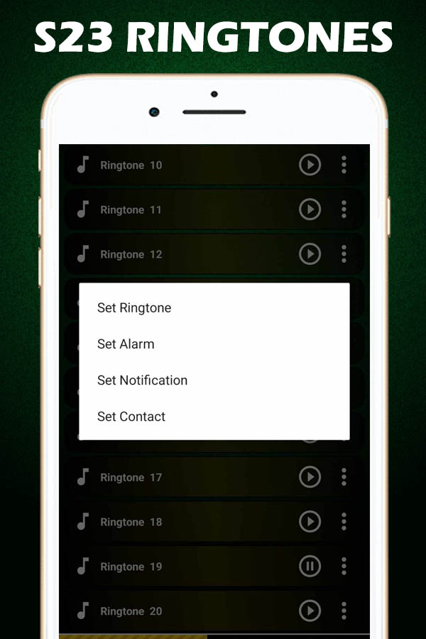 اسکرین شات 4 برنامه Ringtone For Samsung S23