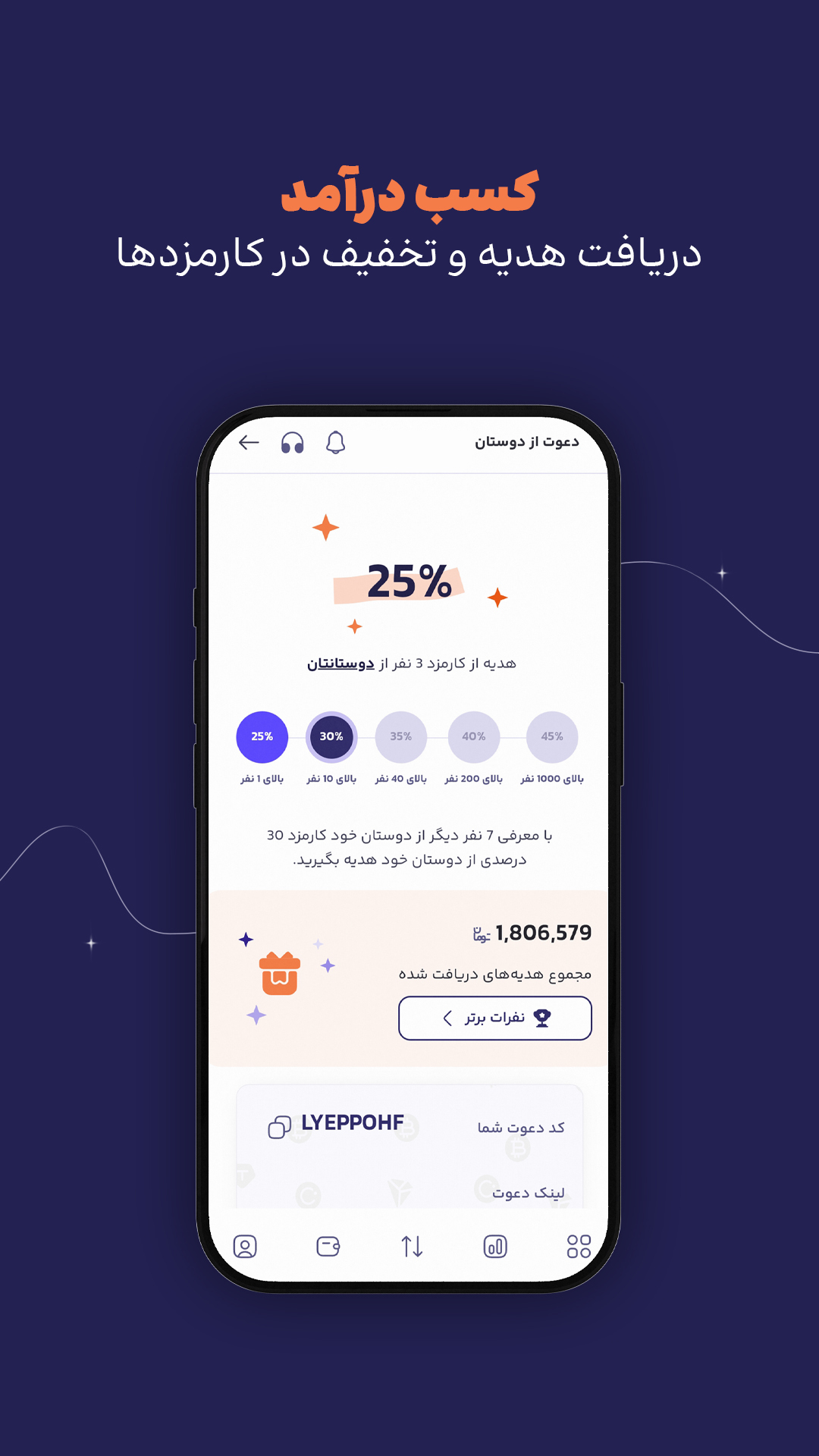اسکرین شات 6 برنامه ‏‏بالینکس؛ صرافی ارز دیجیتال