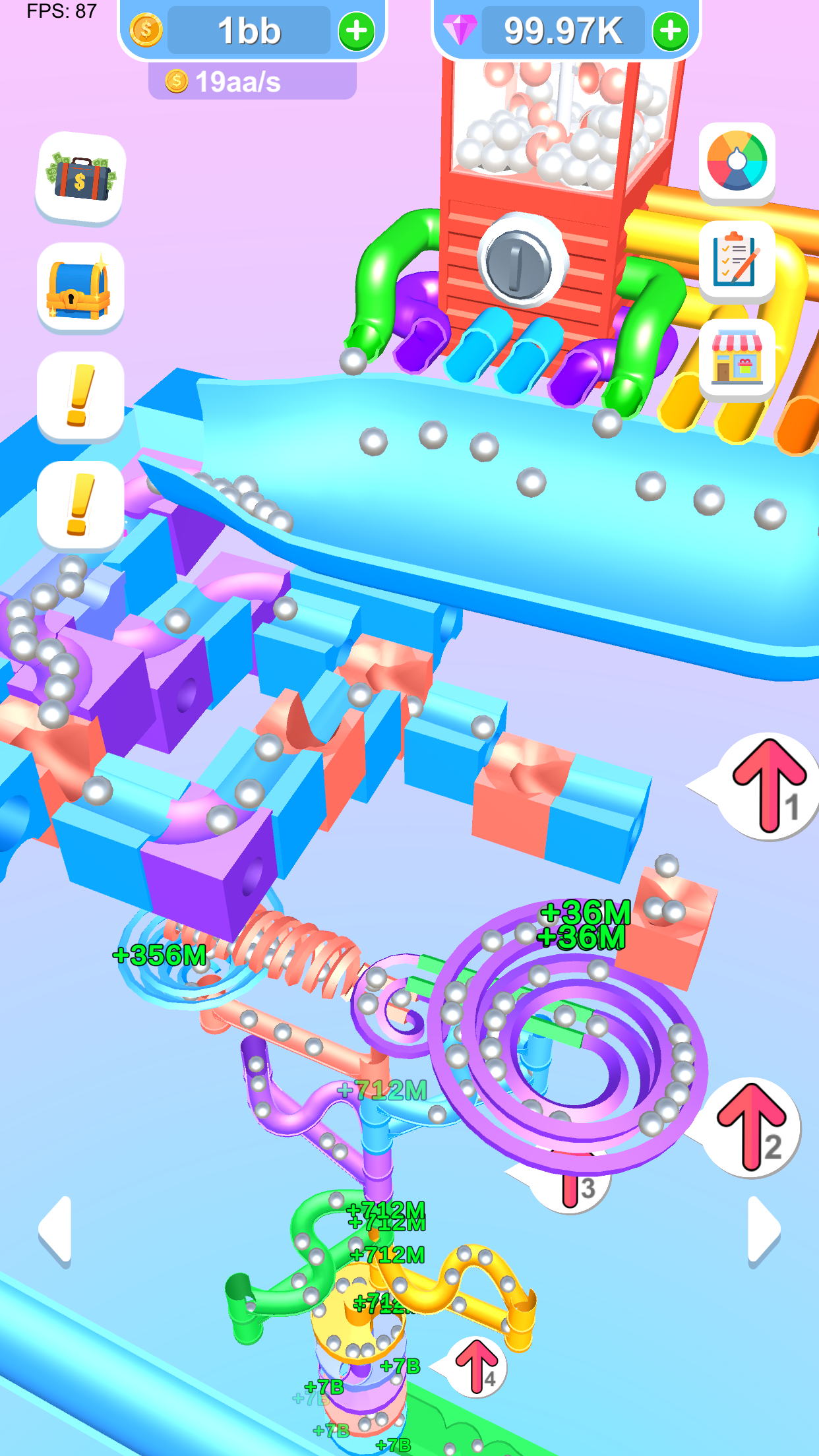 اسکرین شات 2 بازی Ball Drop Dash