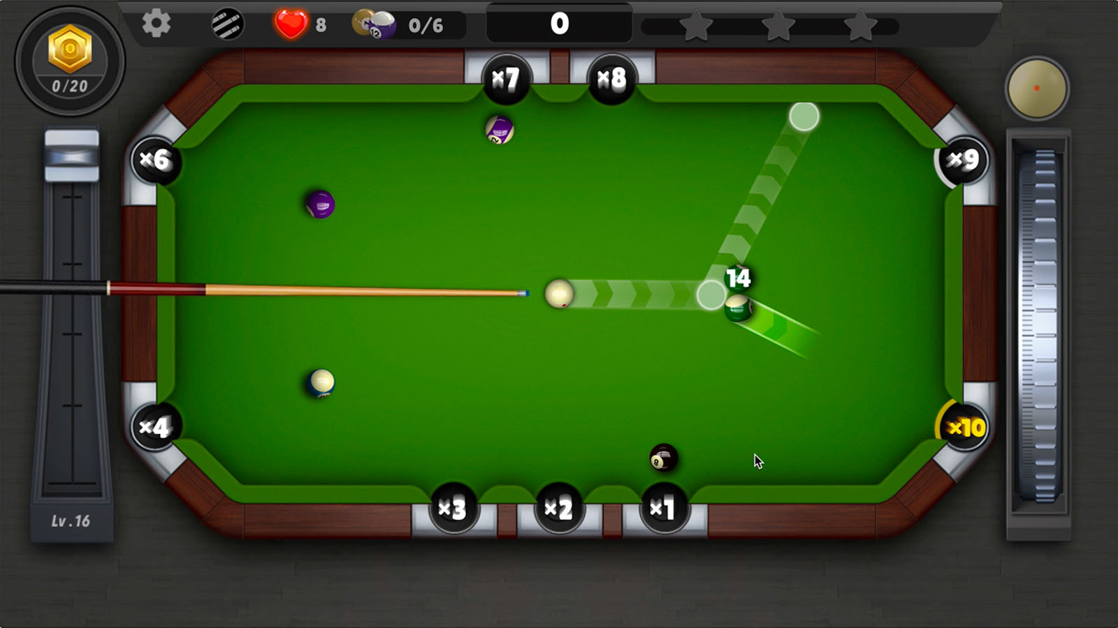 اسکرین شات 5 بازی Billiards Nation