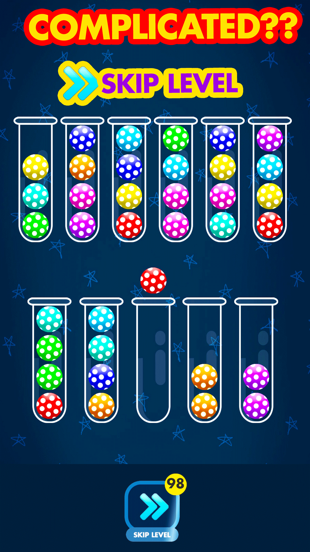 اسکرین شات 2 بازی Ball Sort : Color Puzzle Game