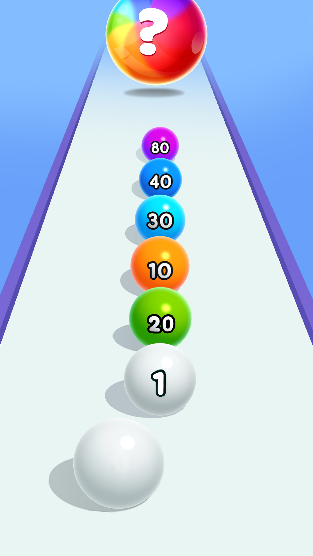 اسکرین شات 2 بازی Ball Master 2048: Ball Run 3D