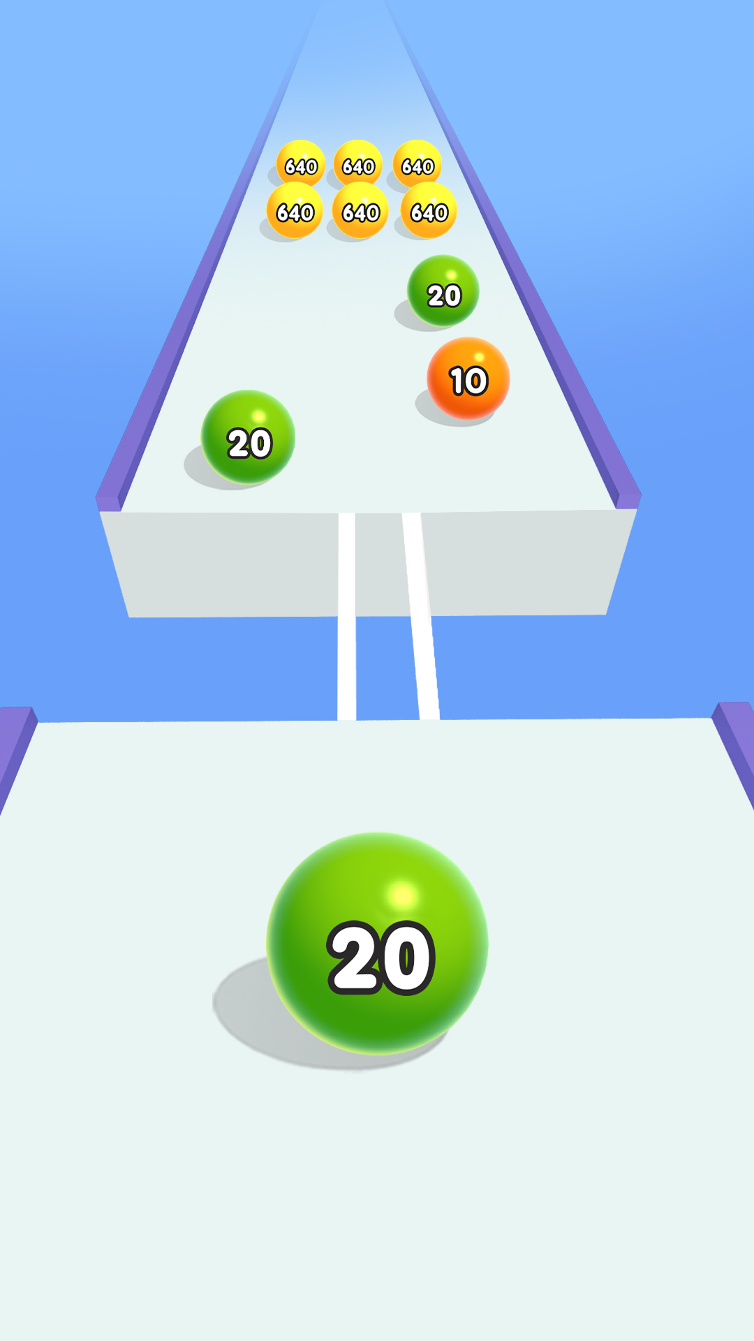 اسکرین شات 1 بازی Ball Master 2048: Ball Run 3D