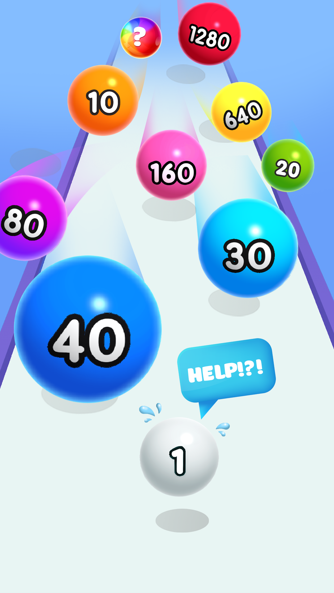 اسکرین شات 6 بازی Ball Master 2048: Ball Run 3D