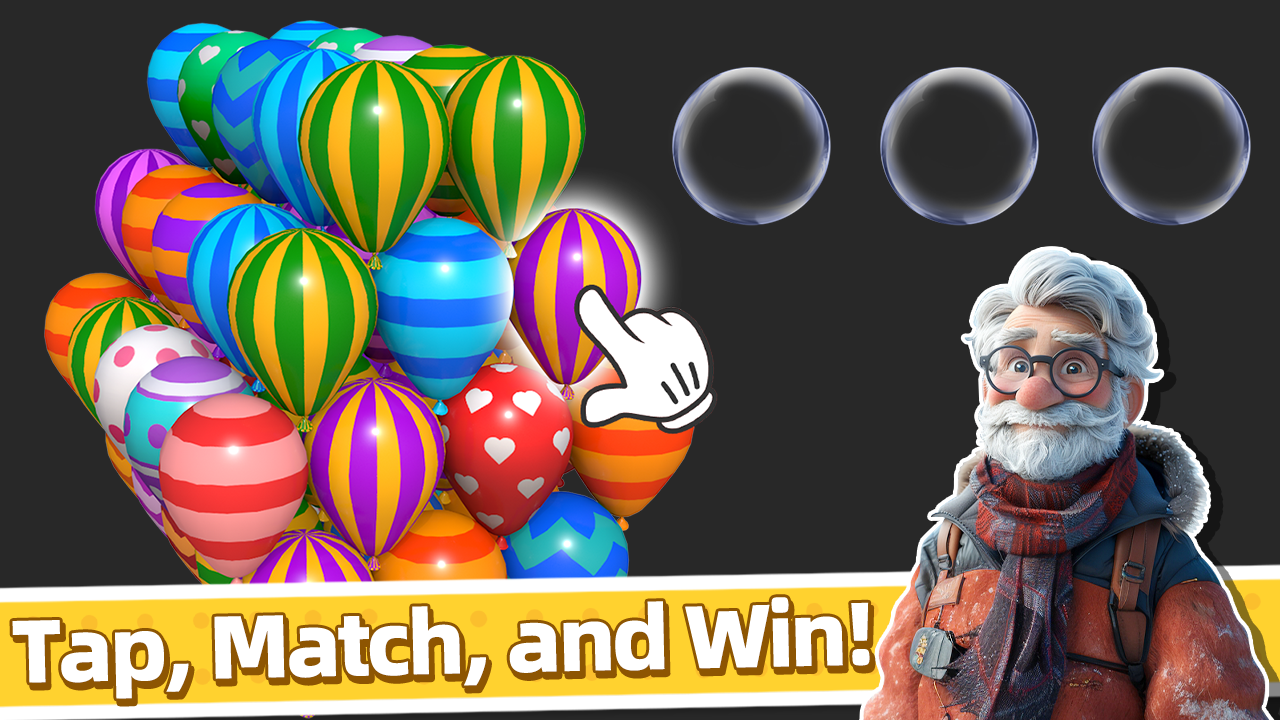 اسکرین شات 8 بازی Balloon Triple Match: Match 3D