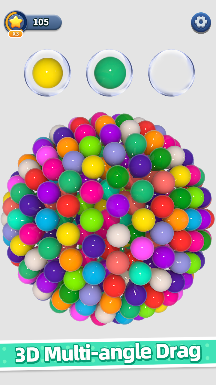 اسکرین شات 6 بازی Balloon Triple Match: Match 3D