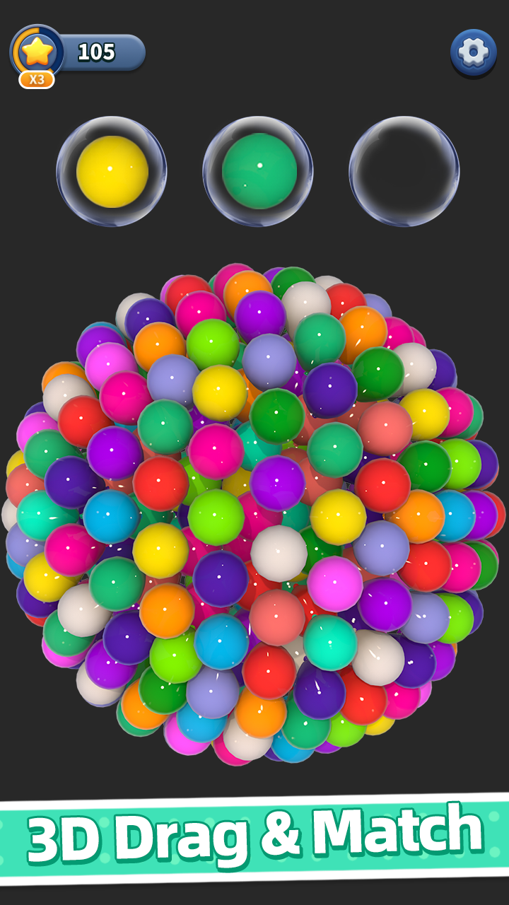 اسکرین شات 5 بازی Balloon Triple Match: Match 3D