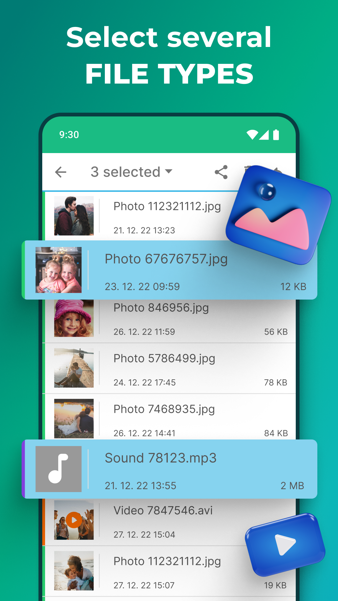 اسکرین شات 6 برنامه Dumpster: Photo/Video Recovery