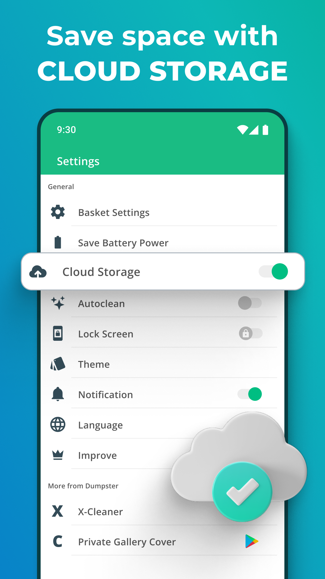 اسکرین شات 8 برنامه Dumpster: Photo/Video Recovery