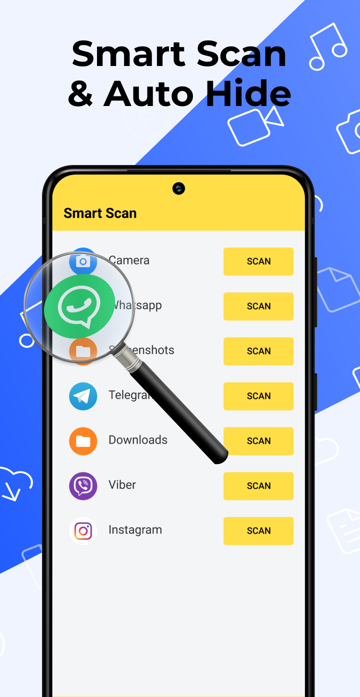 اسکرین شات 5 برنامه Cover Photo Lock - Hide Photos