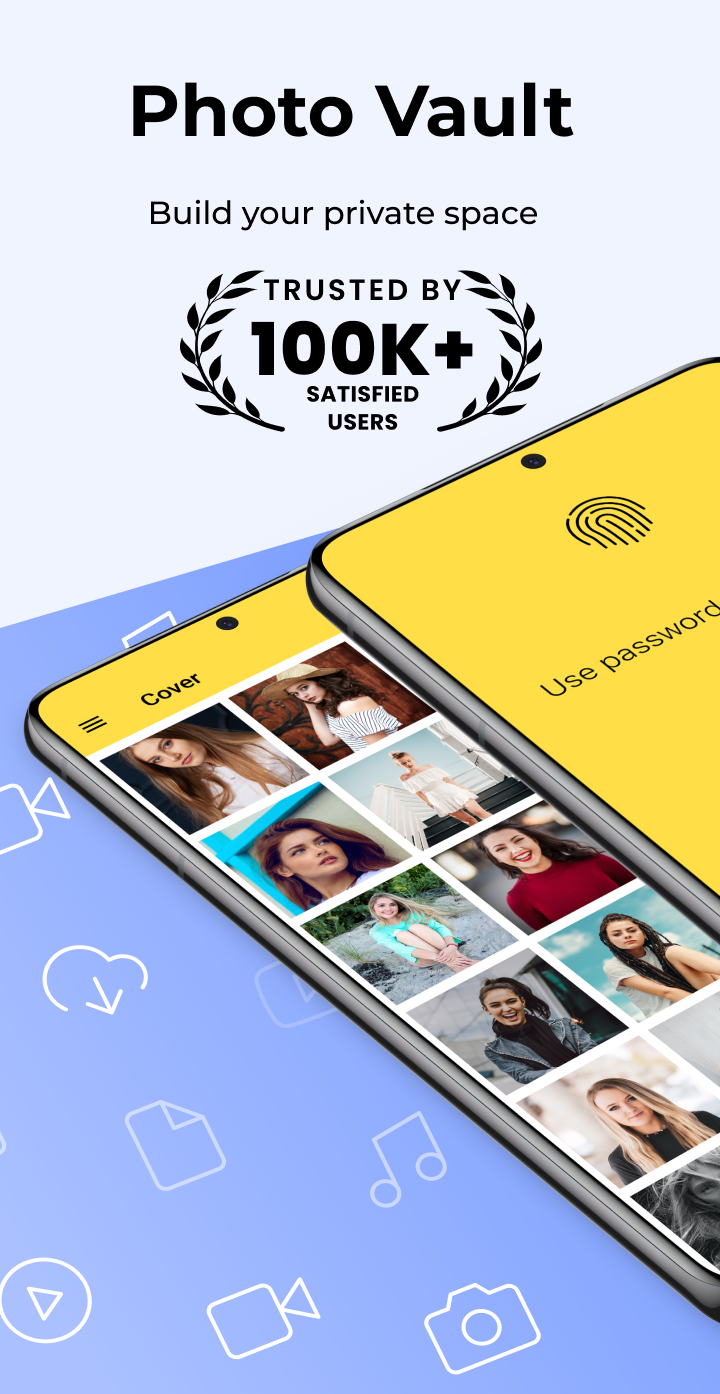 اسکرین شات 1 برنامه Cover Photo Lock - Hide Photos