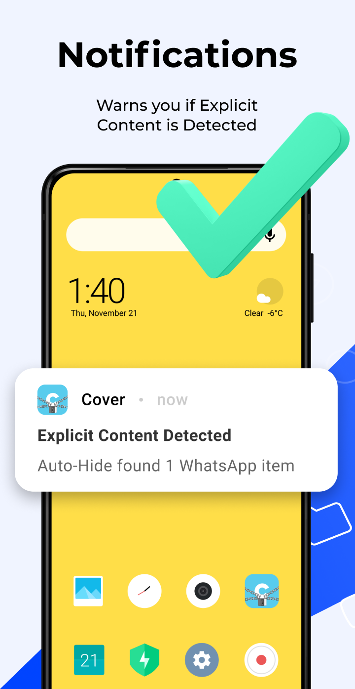 اسکرین شات 4 برنامه Cover Photo Lock - Hide Photos