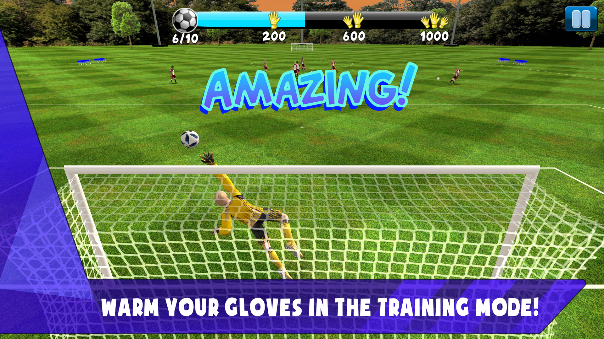 اسکرین شات 1 بازی Soccer Goalkeeper: Match Hero