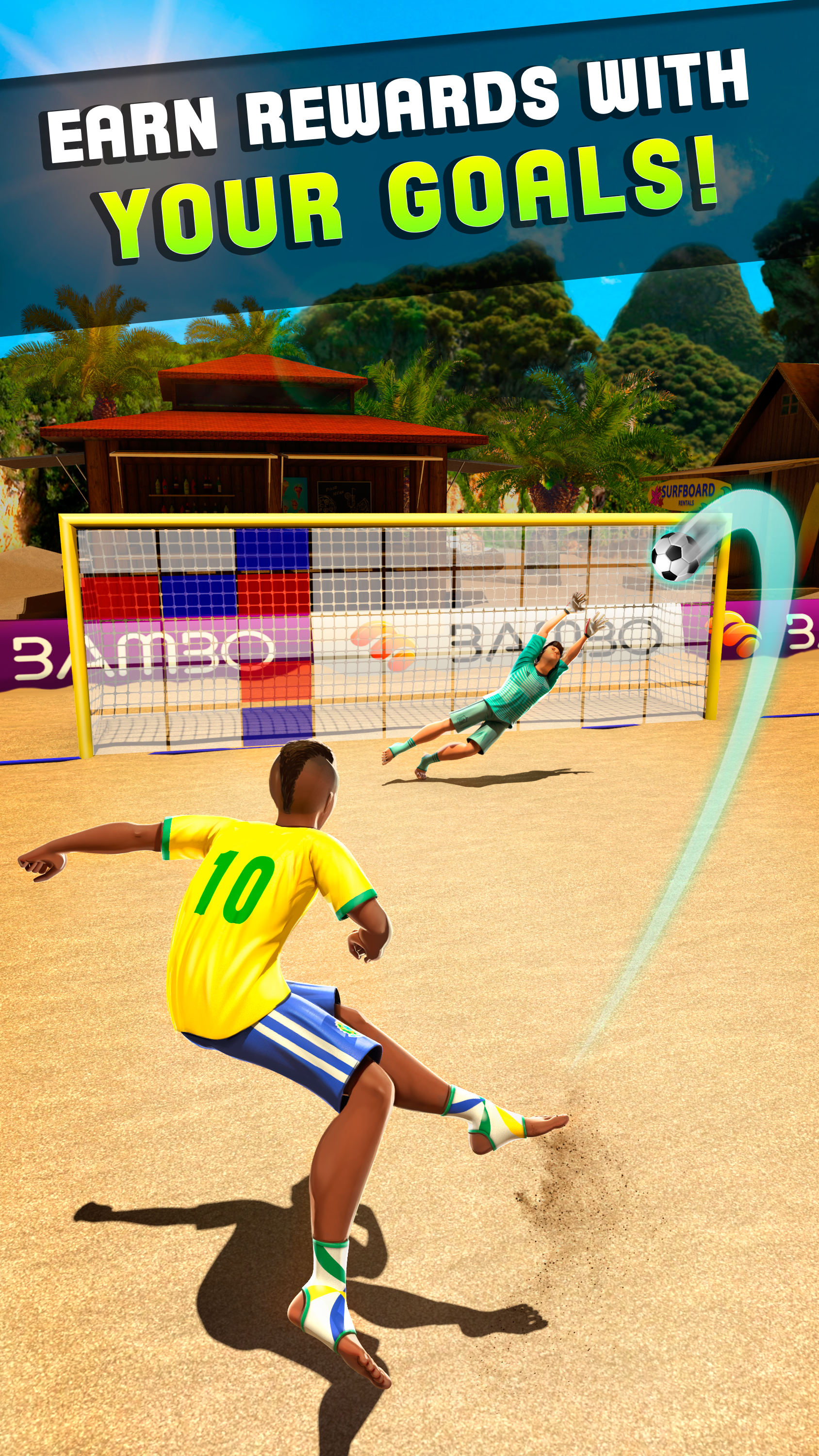 اسکرین شات 2 بازی Shoot Goal - Beach Soccer Game