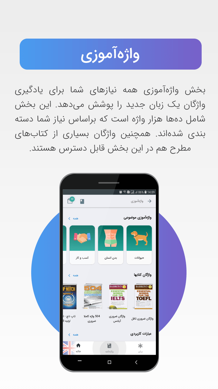 اسکرین شات 2 برنامه زبان بیاموز