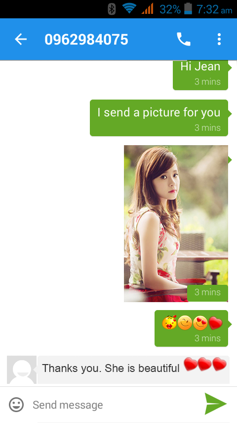 اسکرین شات 2 برنامه Messaging SMS